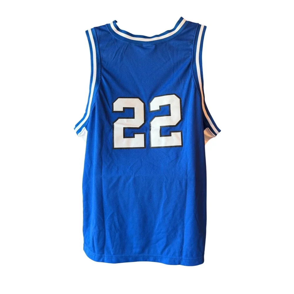 Duke Blue Devils #22 Foot Locker Basketball Jersey Blue White Size XL